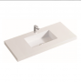 GL-1200 Matte White MDF Free Standing Vanity Cabinet Only